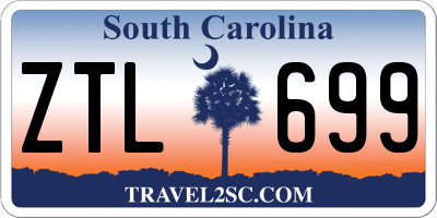 SC license plate ZTL699