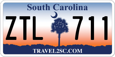 SC license plate ZTL711