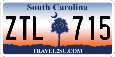 SC license plate ZTL715
