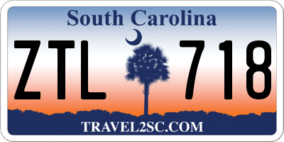 SC license plate ZTL718