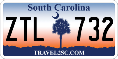 SC license plate ZTL732