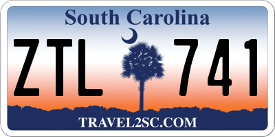 SC license plate ZTL741