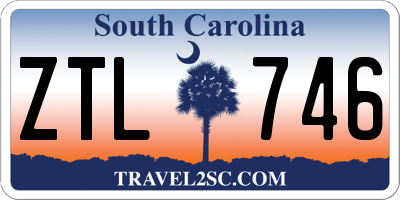 SC license plate ZTL746