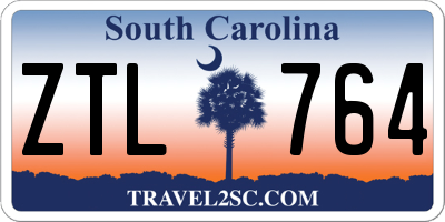 SC license plate ZTL764