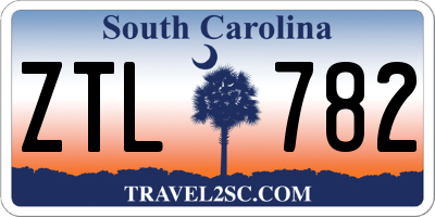 SC license plate ZTL782