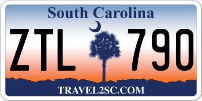 SC license plate ZTL790