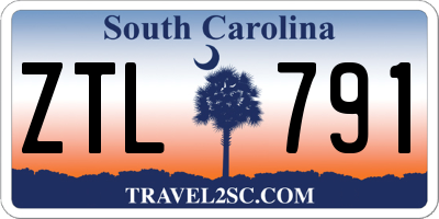 SC license plate ZTL791