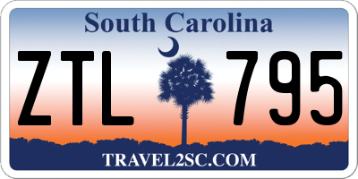 SC license plate ZTL795