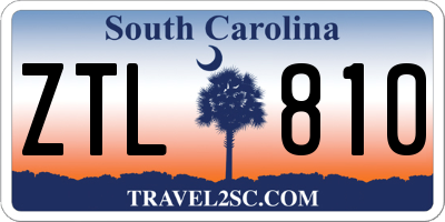 SC license plate ZTL810