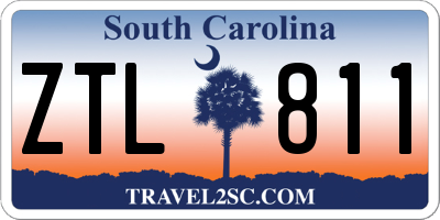 SC license plate ZTL811