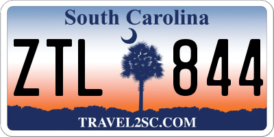 SC license plate ZTL844