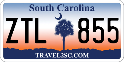SC license plate ZTL855