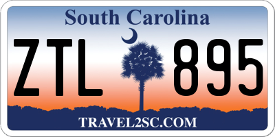 SC license plate ZTL895