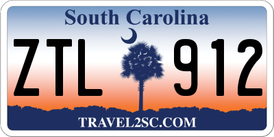 SC license plate ZTL912