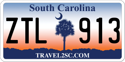 SC license plate ZTL913