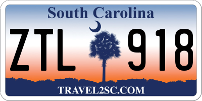 SC license plate ZTL918