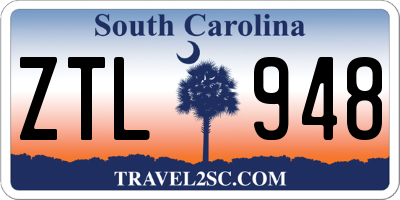 SC license plate ZTL948