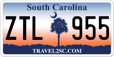 SC license plate ZTL955