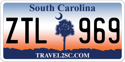 SC license plate ZTL969