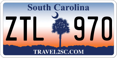 SC license plate ZTL970