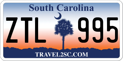 SC license plate ZTL995