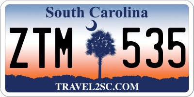 SC license plate ZTM535