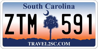SC license plate ZTM591