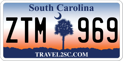 SC license plate ZTM969
