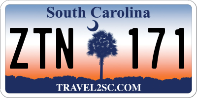 SC license plate ZTN171
