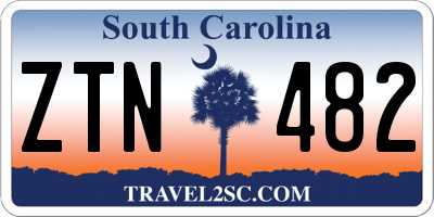 SC license plate ZTN482