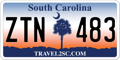 SC license plate ZTN483