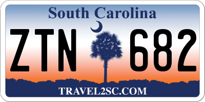 SC license plate ZTN682