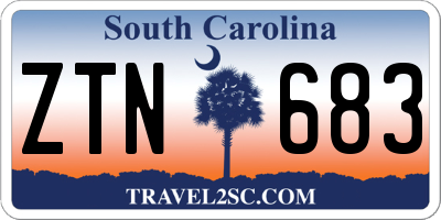 SC license plate ZTN683