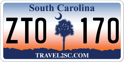 SC license plate ZTO170
