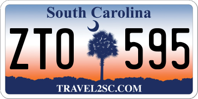 SC license plate ZTO595