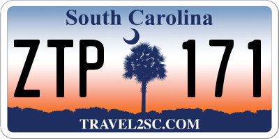 SC license plate ZTP171