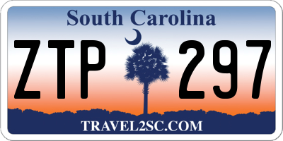 SC license plate ZTP297