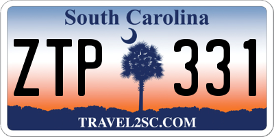 SC license plate ZTP331