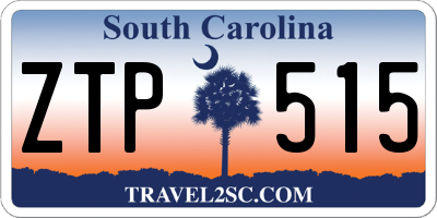 SC license plate ZTP515