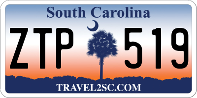 SC license plate ZTP519