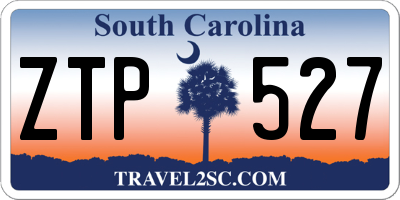 SC license plate ZTP527