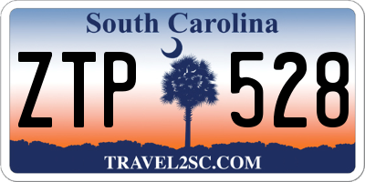 SC license plate ZTP528