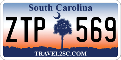 SC license plate ZTP569