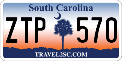 SC license plate ZTP570