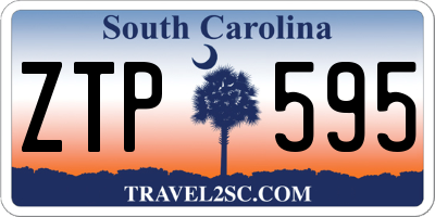 SC license plate ZTP595