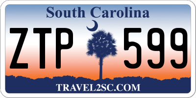 SC license plate ZTP599