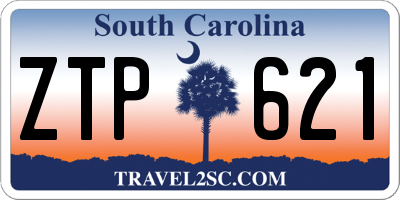 SC license plate ZTP621