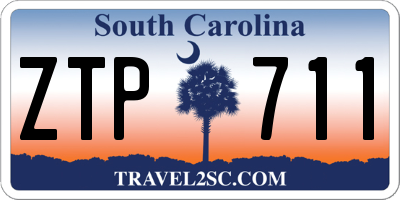 SC license plate ZTP711