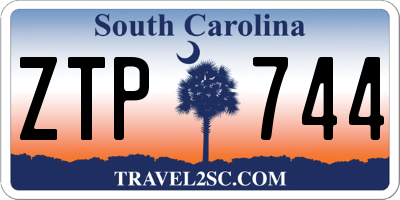 SC license plate ZTP744