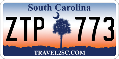 SC license plate ZTP773